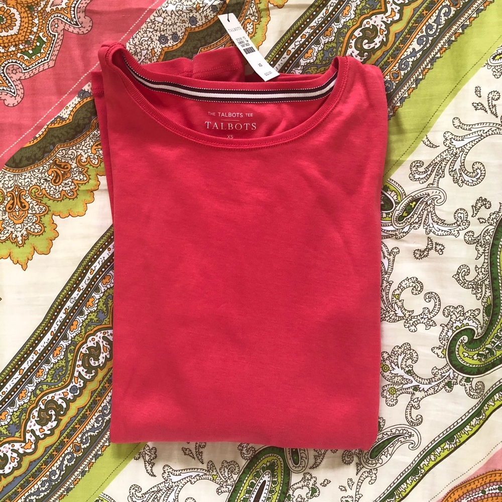 Talbots Long Sleeve Pink Shirt